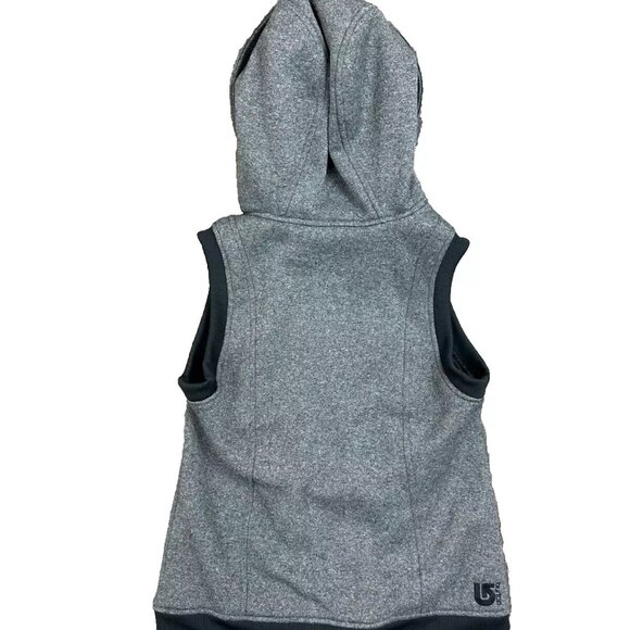 Burton Gray & Black Dry Ride Starr Hooded Zip Snowboard Vest - Small - NWOT - Picture 7 of 11